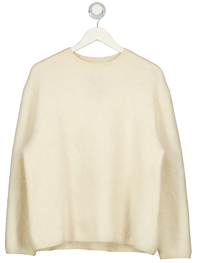 almada label Floy Cashmere Sweater, Cream UK S