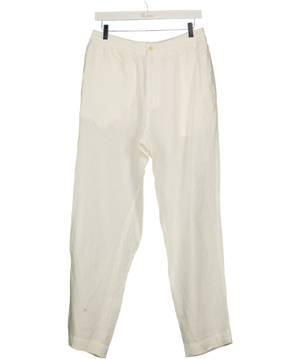 PANGAIA Cream Dna Aloe Linen Trousers UK M