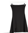 Oh Polly Black Bandeau Jersey Mini Dress UK 8