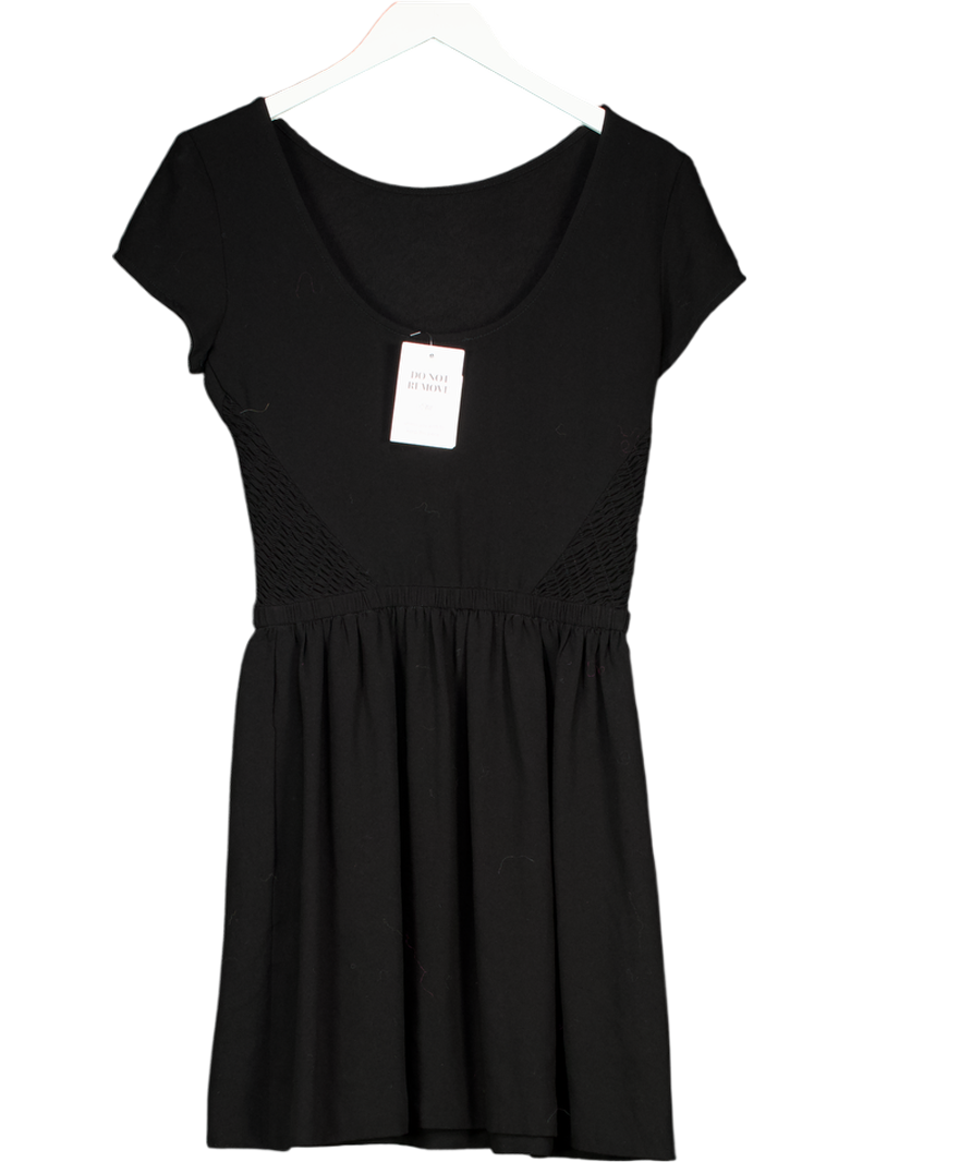 MAJE Gazette Little Black Fit & Flare Crepe Mini  Dress With Pockets Sz3 UK 10/12