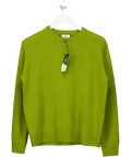 TUCKERNUCK Green Woodbine 100% Cashmere Boyfriend Bodie Crewneck Jumper UK S