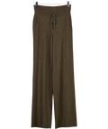 Uniqlo Brown Washable Knit Ribbed Trousers UK S