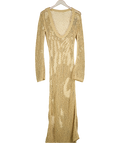 Beige Crochet Cover Up UK S