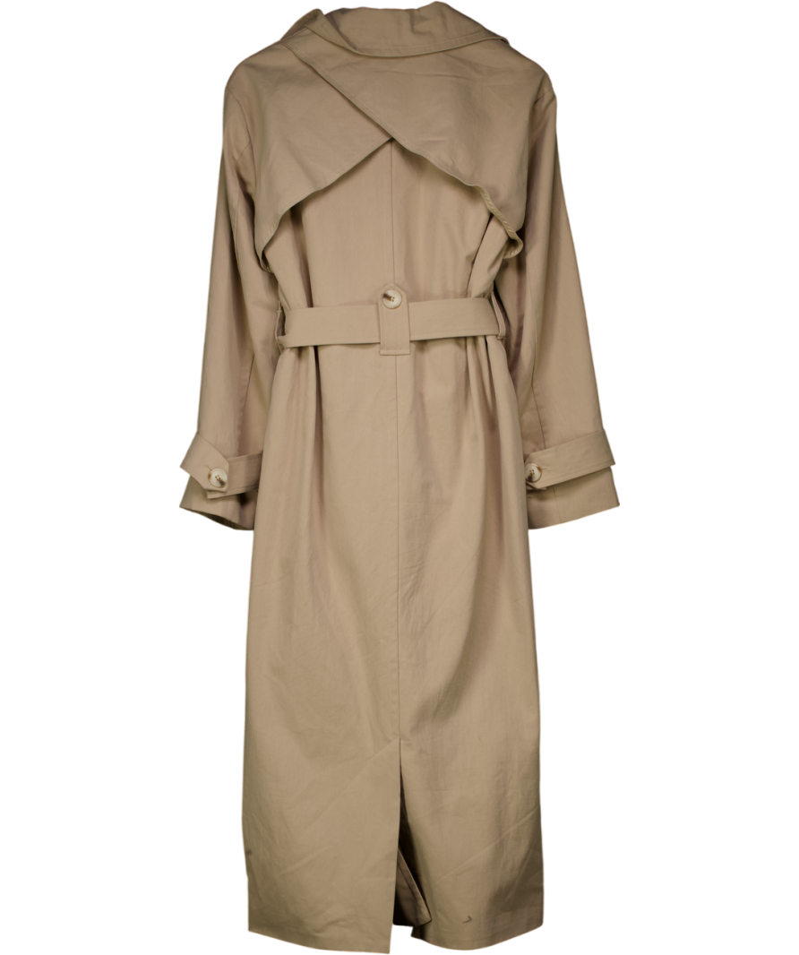 4th & Reckless Beige Tailored Trench Coat UK 10