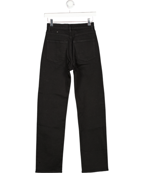& Other Stories Black High Waisted Straight Jeans L30 W24