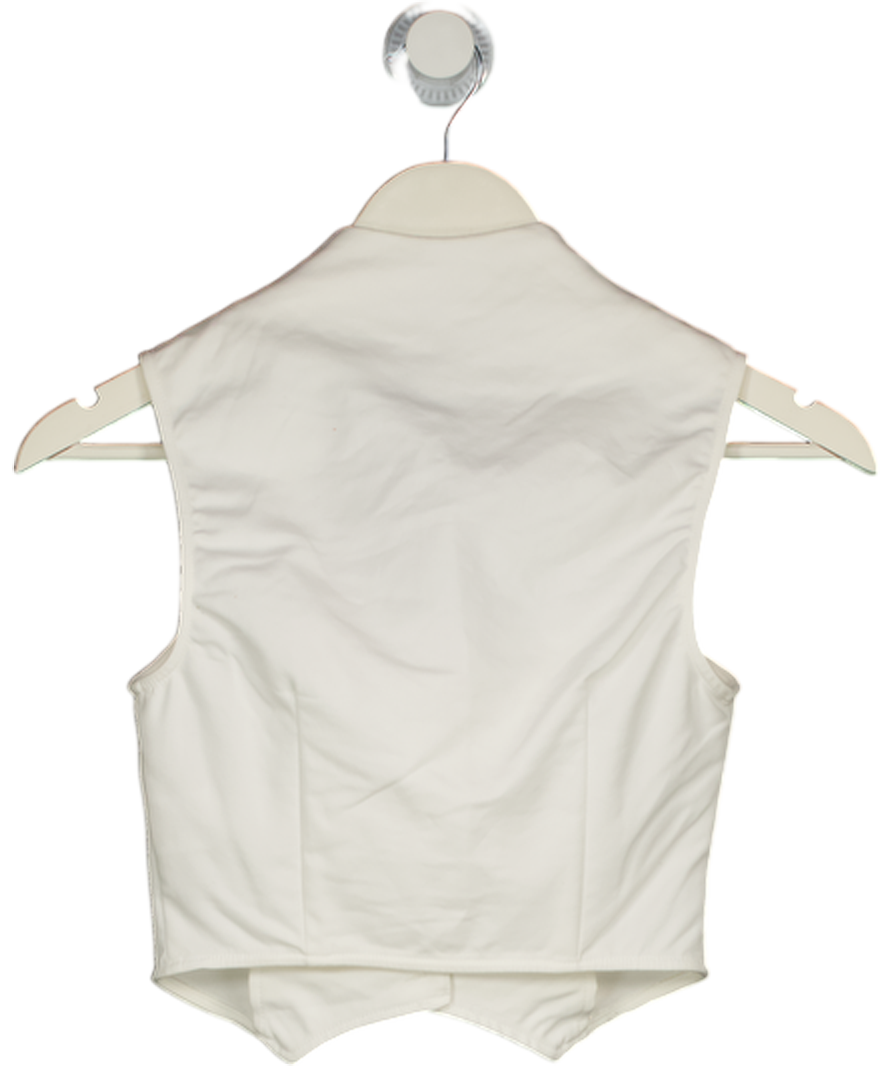 Superdown White Frasier Vest Top UK XS