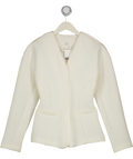 H&M Ivory White Fitted Sciba Blazer UK XS
