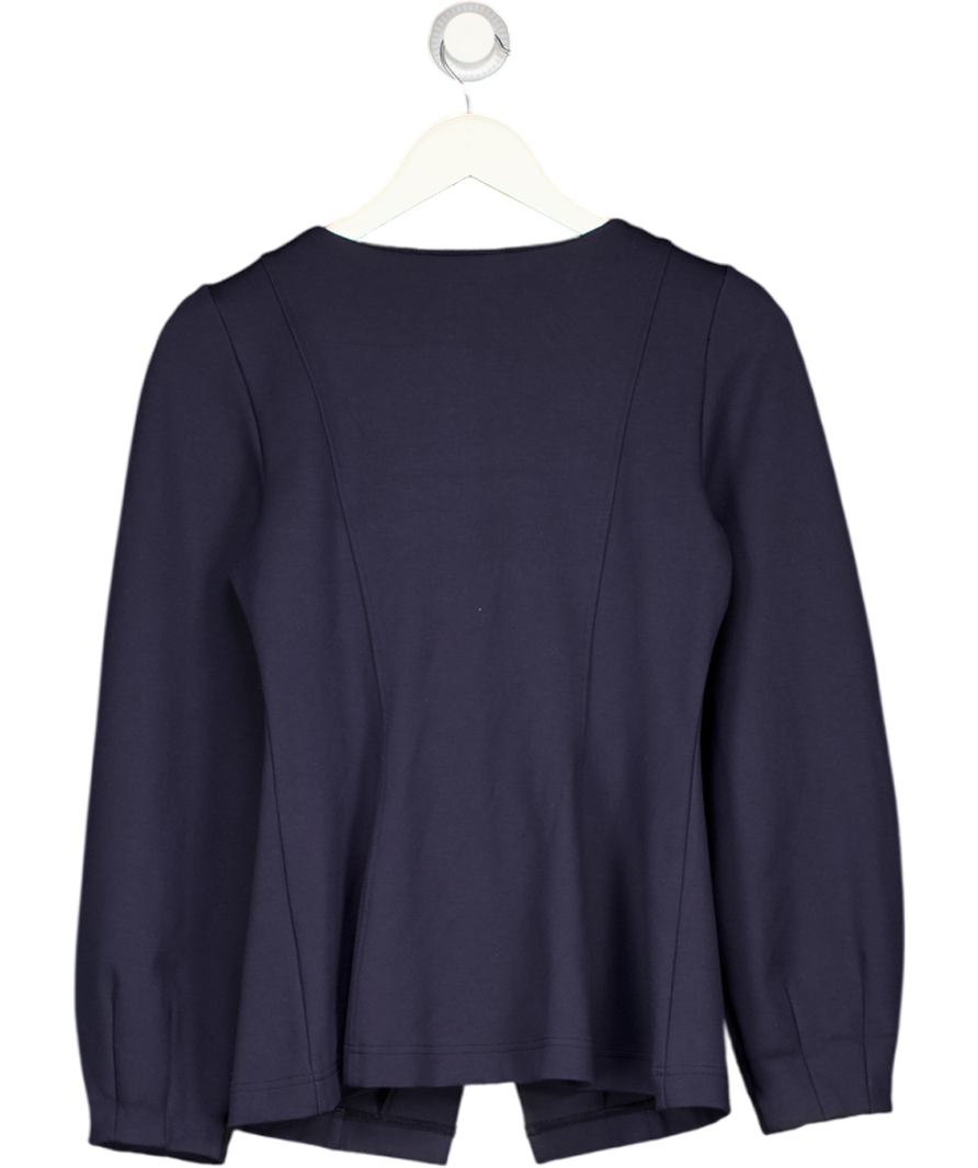ALIGNE Navy Blue Bonnie Ponte Waisted Blazer UK 8
