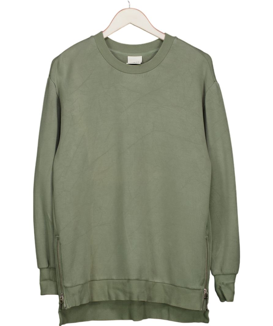 Varley Green Charter Sweat 2.0 Zip Side Sweatshirt UK M