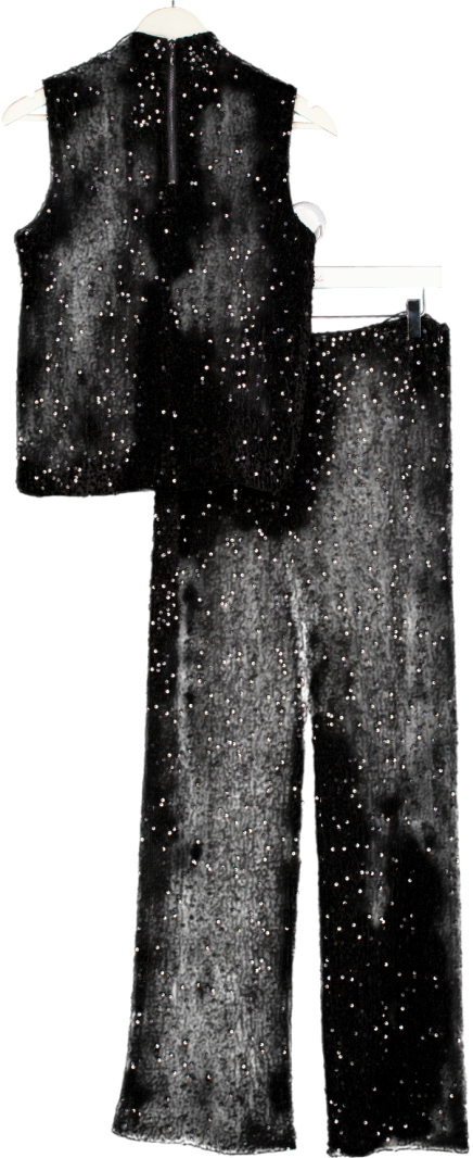 J.McLaughlin Black Carter Pant (uk10) And Leeza Top Set UK S