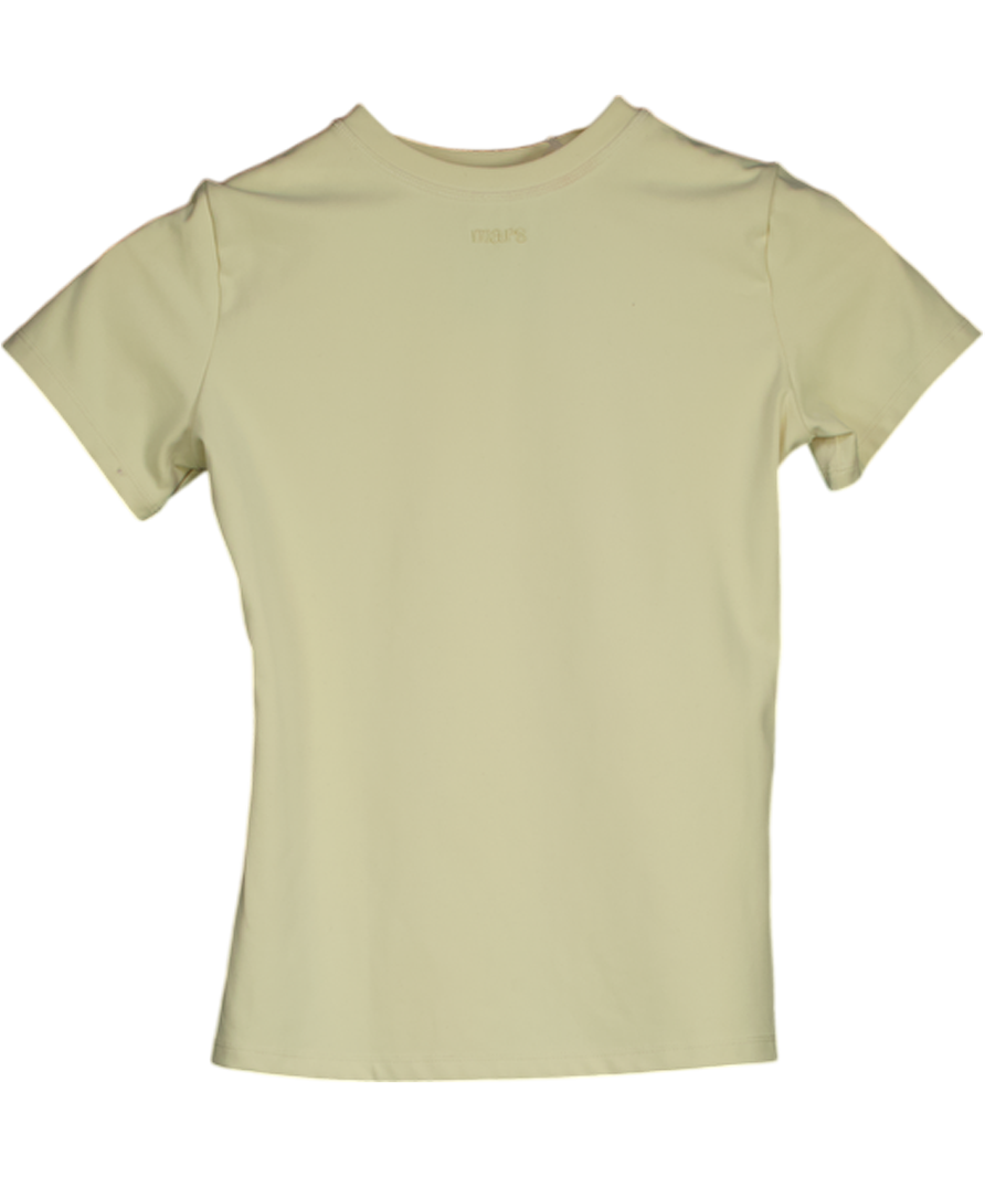 Mars the Label Butter Yellow T-shirt UK 10