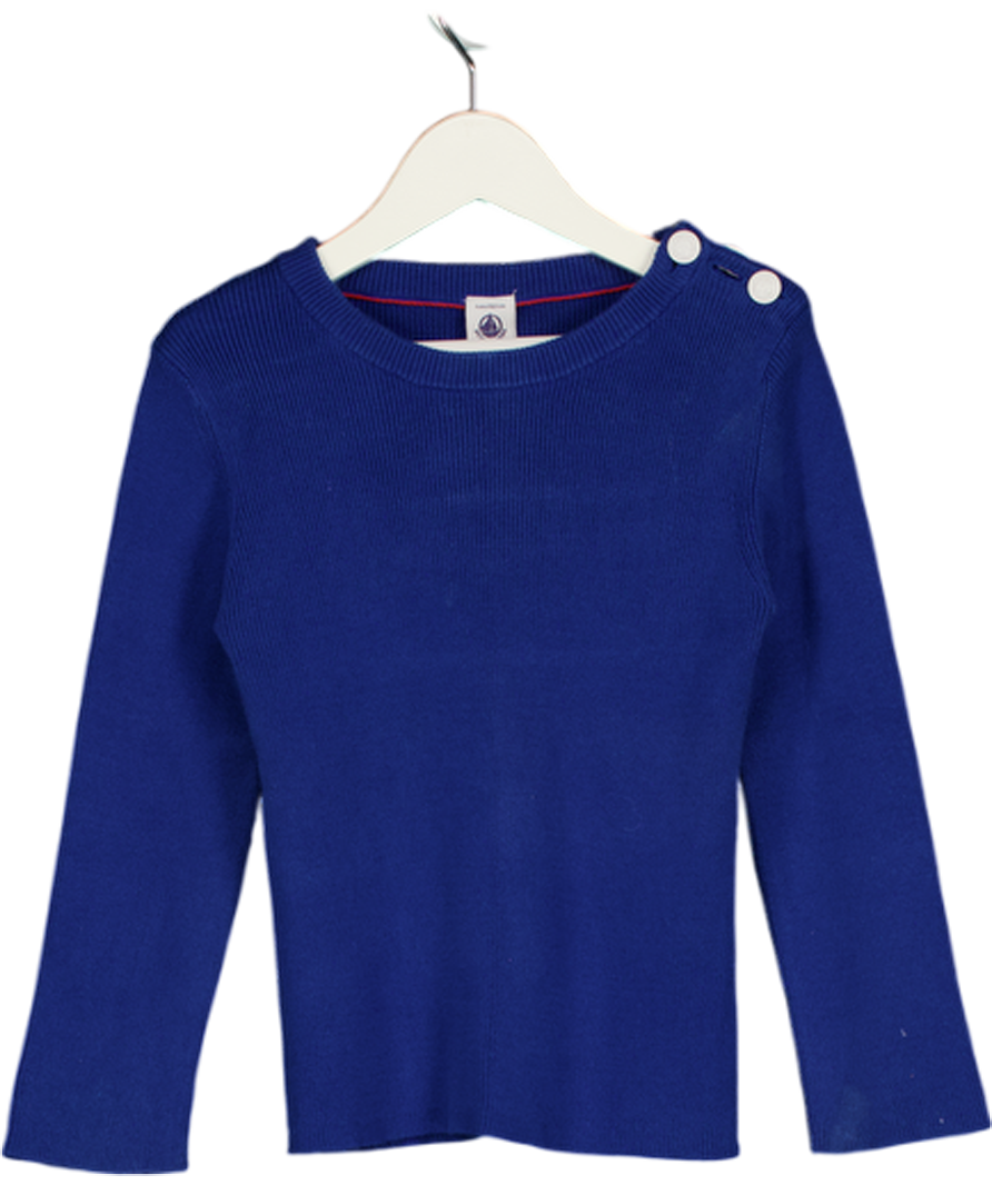 Petit Bateau Blue Knit Jumper 4 Years
