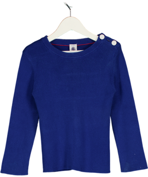 Petit Bateau Blue Knit Jumper 4 Years