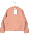 SISTERS AND SEEKERS Lady Faux Suede Jacket In Rose Pink UK S