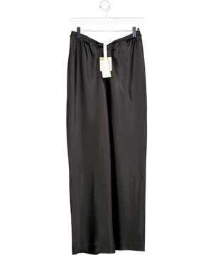 LILYSILK Black Full Bias Cut 100% Silk Pants - Petite Fit UK 8