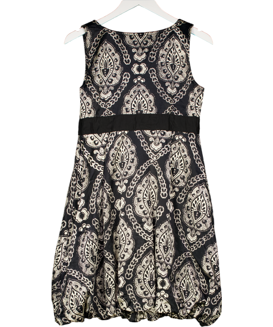 Moschino Jeans Black Sleeveless Bubble Dress UK 12