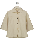 & Other Stories Cream Textured Jacket UK XS
