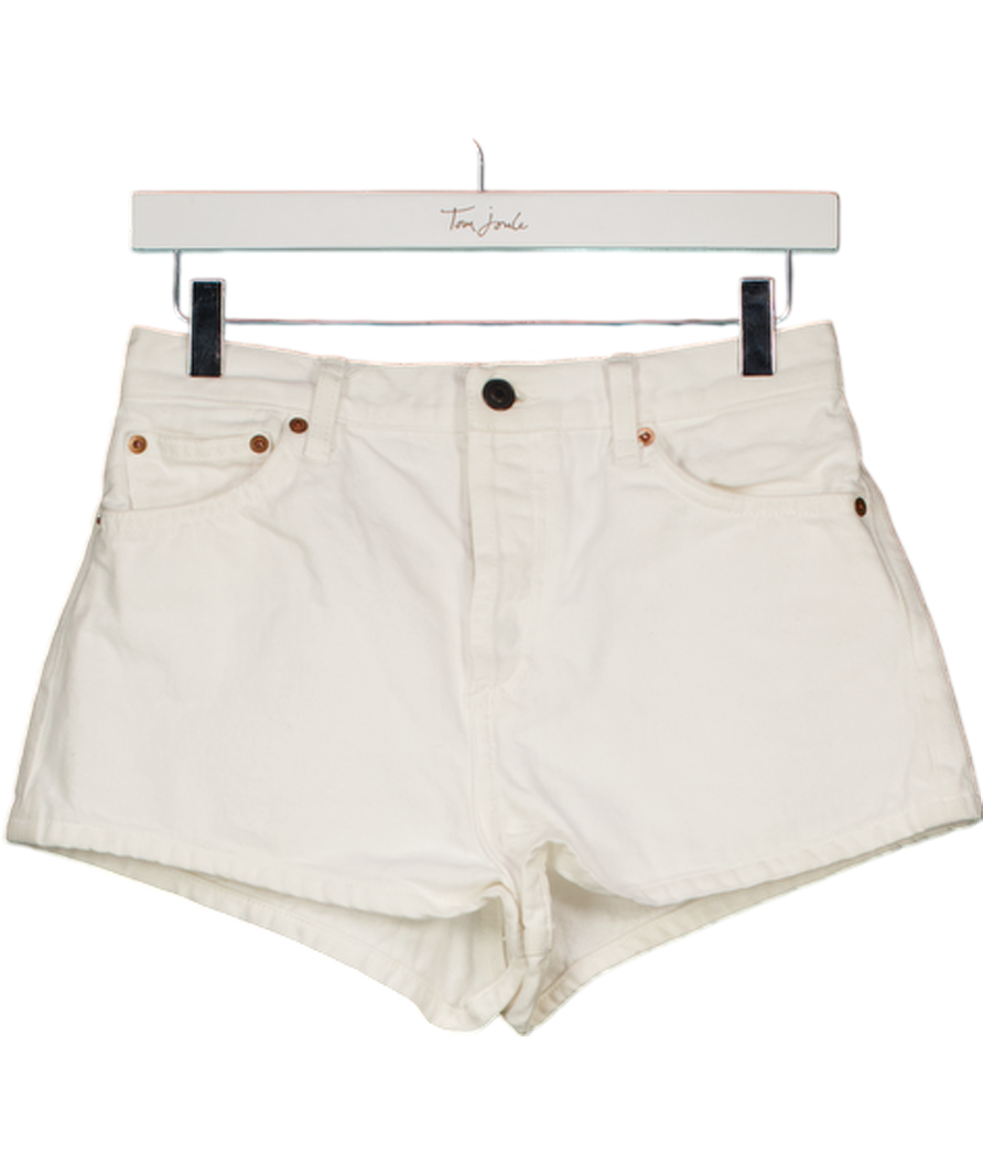 WARDROBE NYC White Denim Shorts W26