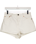WARDROBE NYC White Denim Shorts W26