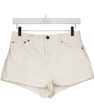 WARDROBE NYC White Denim Shorts W26