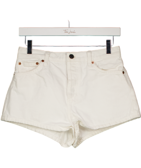 WARDROBE NYC White Denim Shorts W26