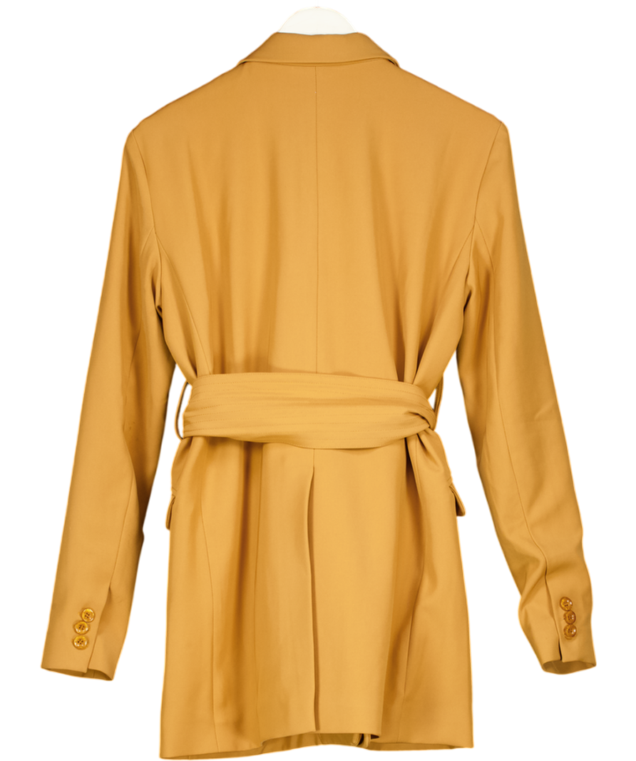 BBX BRAND Beige Camel Belted Jacket UK 8