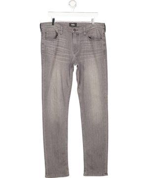 PAIGE Grey Slim-fit Lennox Jeans W36