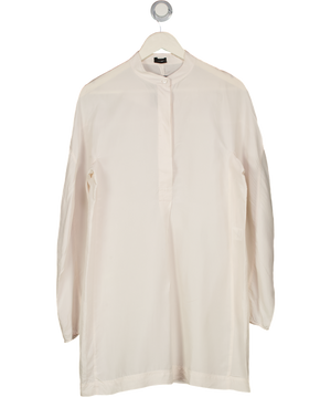 JOSEPH Cream 100% Silk Shirt Dress UK 10