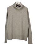 Lucy Nagle X The Fashion Bug Grey Oversize Virgin Wool & Cashmere Blend Roll Neck Jumper UK M