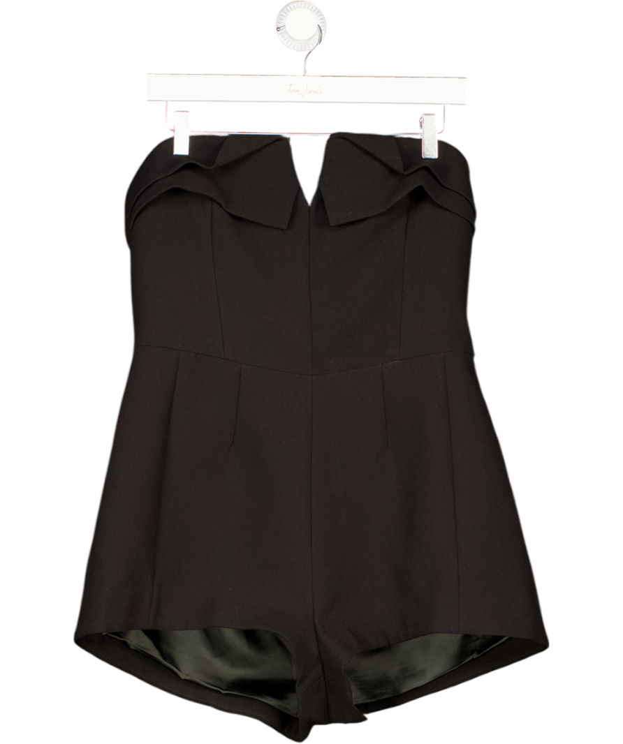 BARDOT Jezel Strapless Playsuit In Black UK 14