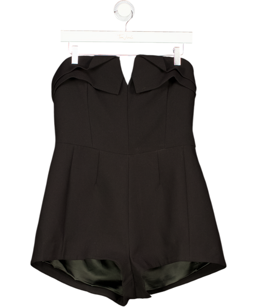 BARDOT Jezel Strapless Playsuit In Black UK 14
