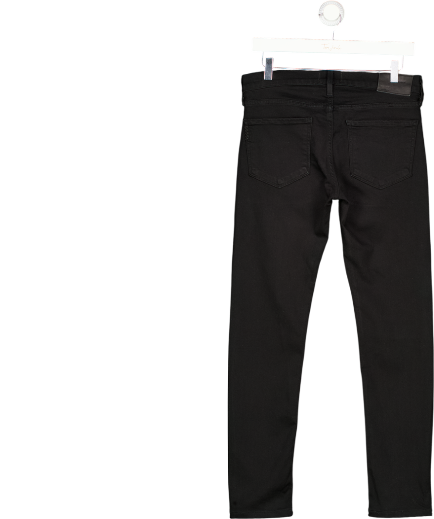 PAIGE Lennox Slim Fit Stretch Jeans In Black Shadow W28