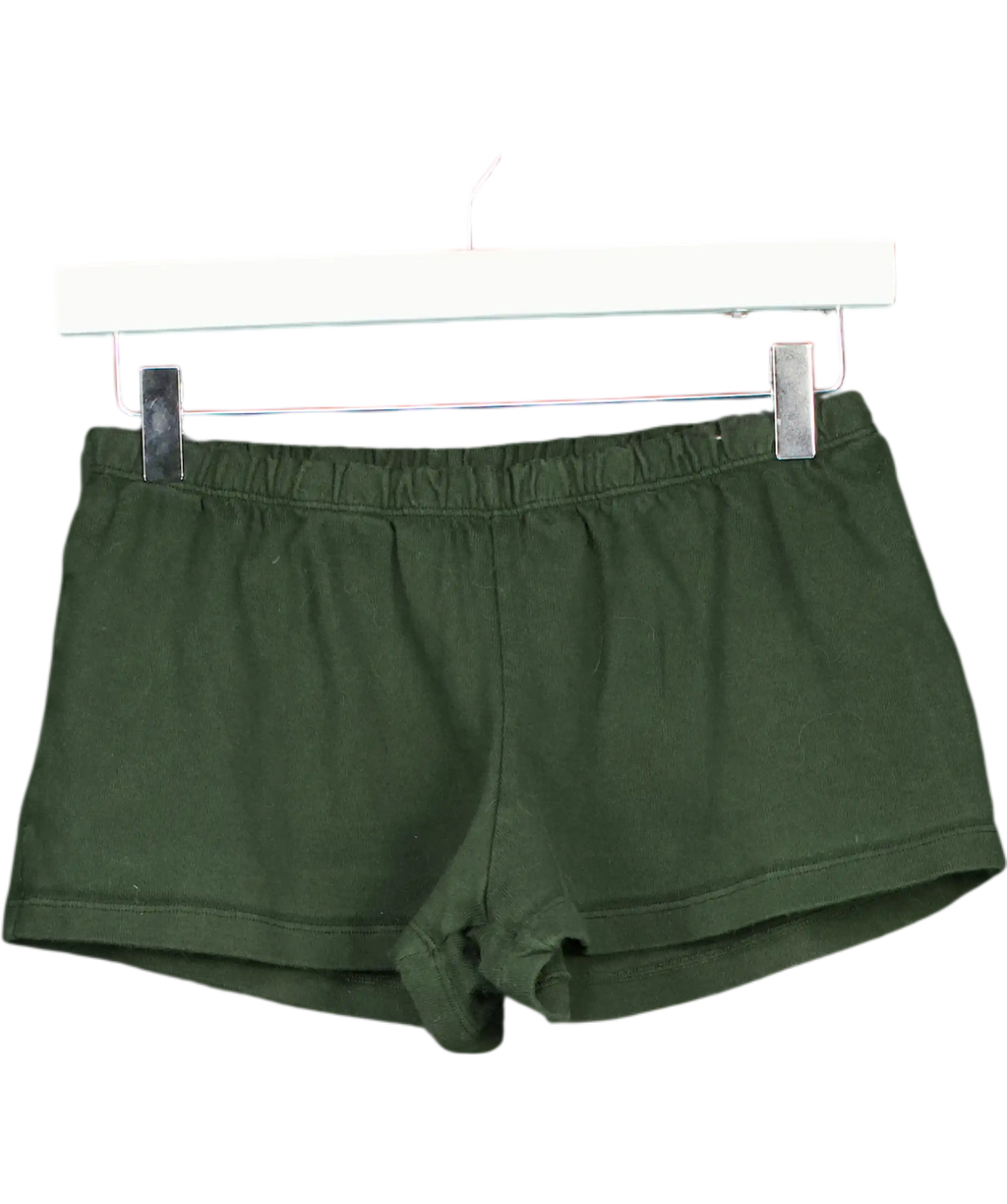Brandy Melville Green Cozy Shorts UK XS