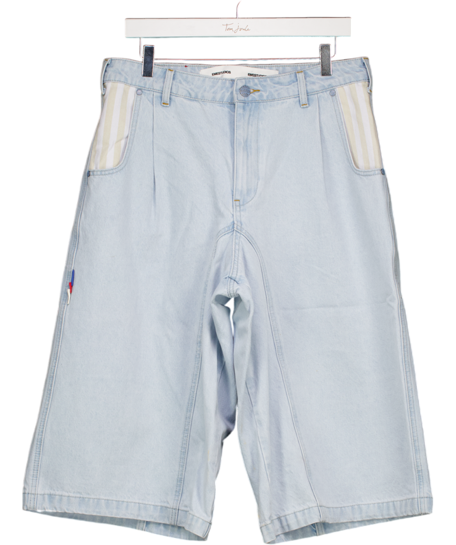EME STUDIOS Tibiacore Blue Denim Jorts Sz40 W30