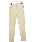 7 For All Mankind Winter White High Waist Skinny Velvet Jeans W29