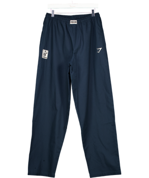 gymshark Blue Straight Leg Pumper Pants UK M