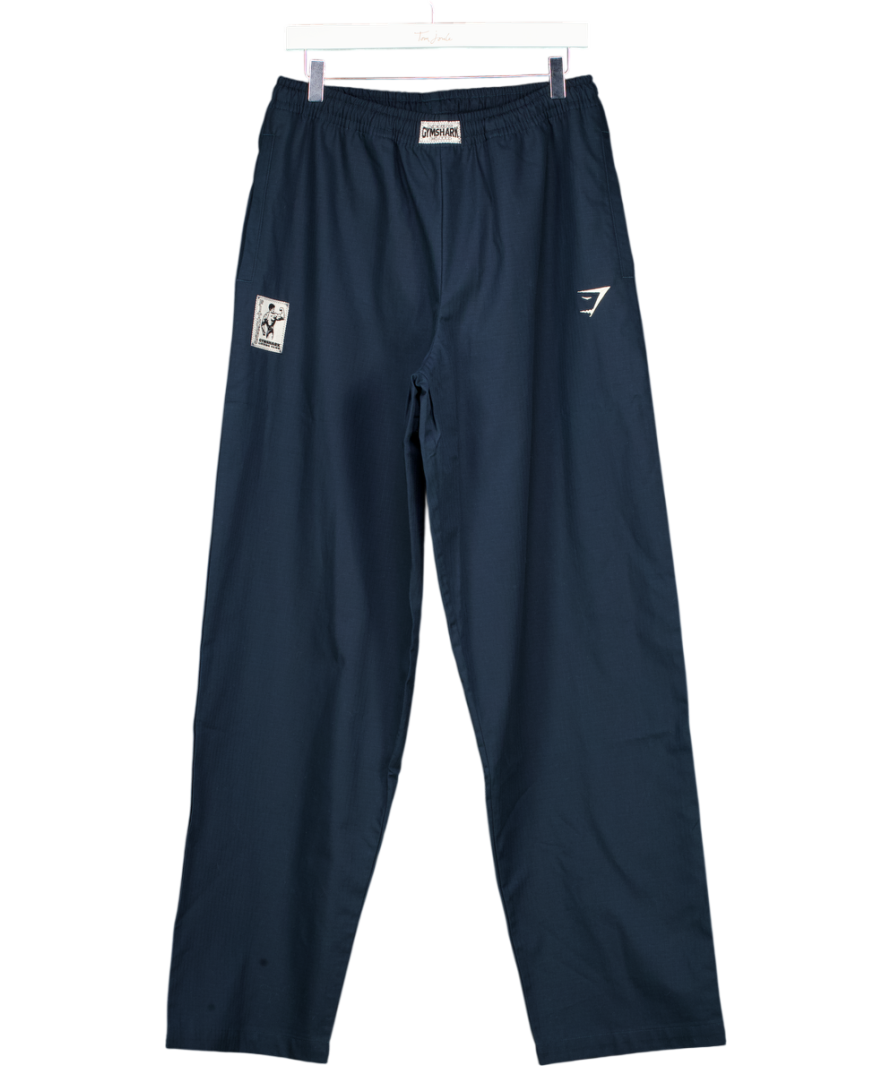 gymshark Blue Straight Leg Pumper Pants UK M