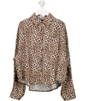 TapTapTap Brown Leopard Print Shirt UK L