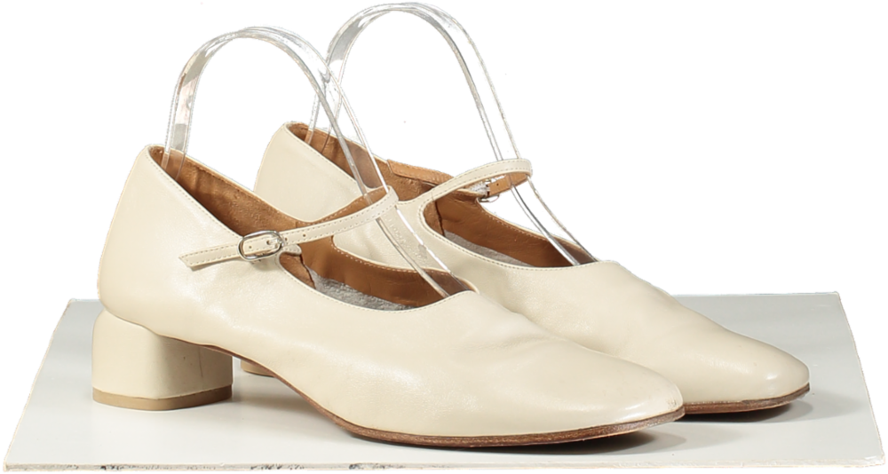 LoQ Cream Daria Mary Jane Flat UK 7 EU 40 👠