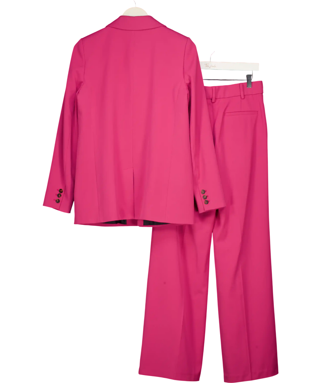 Sezane 2-piece Bright Pink Blazer & Trouser Suit Fr36 UK 8