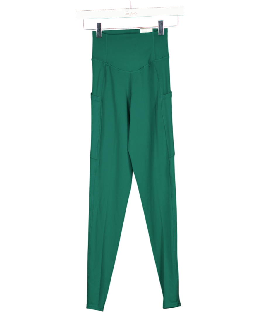 Gym Locker Green So Power Cropped Leggings UK XS