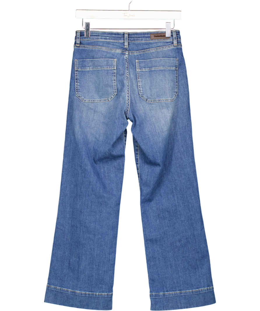 DENIM STUDIO Blue Cropped Wide Leg Patch Pocket Bella Jeans W27