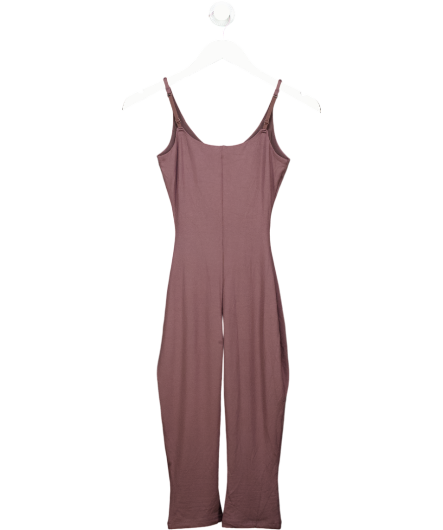SKIMS Chocolate Brown Lounge Skimpy Strap Catsuit UK XXS