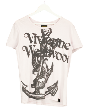 Vivienne Westwood Anglomania Pale Pink T-shirt UK L