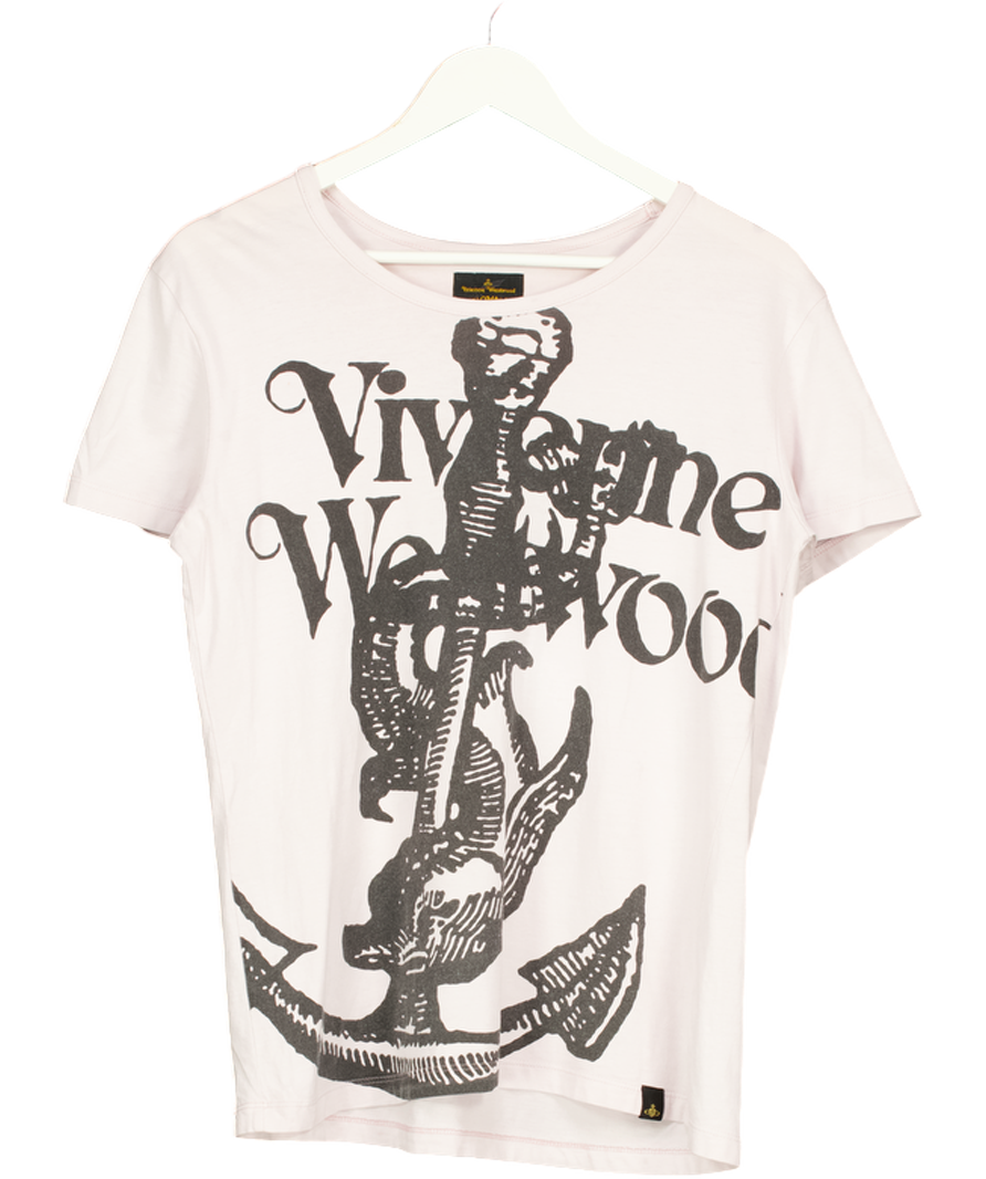 Vivienne Westwood Anglomania Pale Pink T-shirt UK L
