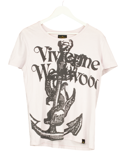 Vivienne Westwood Anglomania Pale Pink T-shirt UK L – Reliked