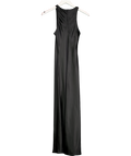 & Other Stories Black Slim Satin Midi Dress UK 6