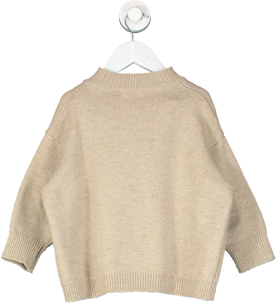 Agoo Beige Cashmere Blend Jumper 6 Years