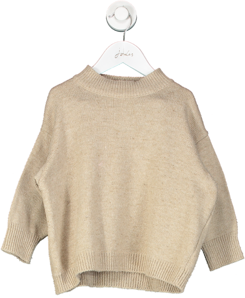 Agoo Beige Cashmere Blend Jumper 6 Years