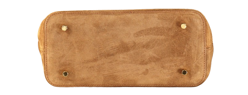 Elleme Brown Baozi Suede Cognac Handbag